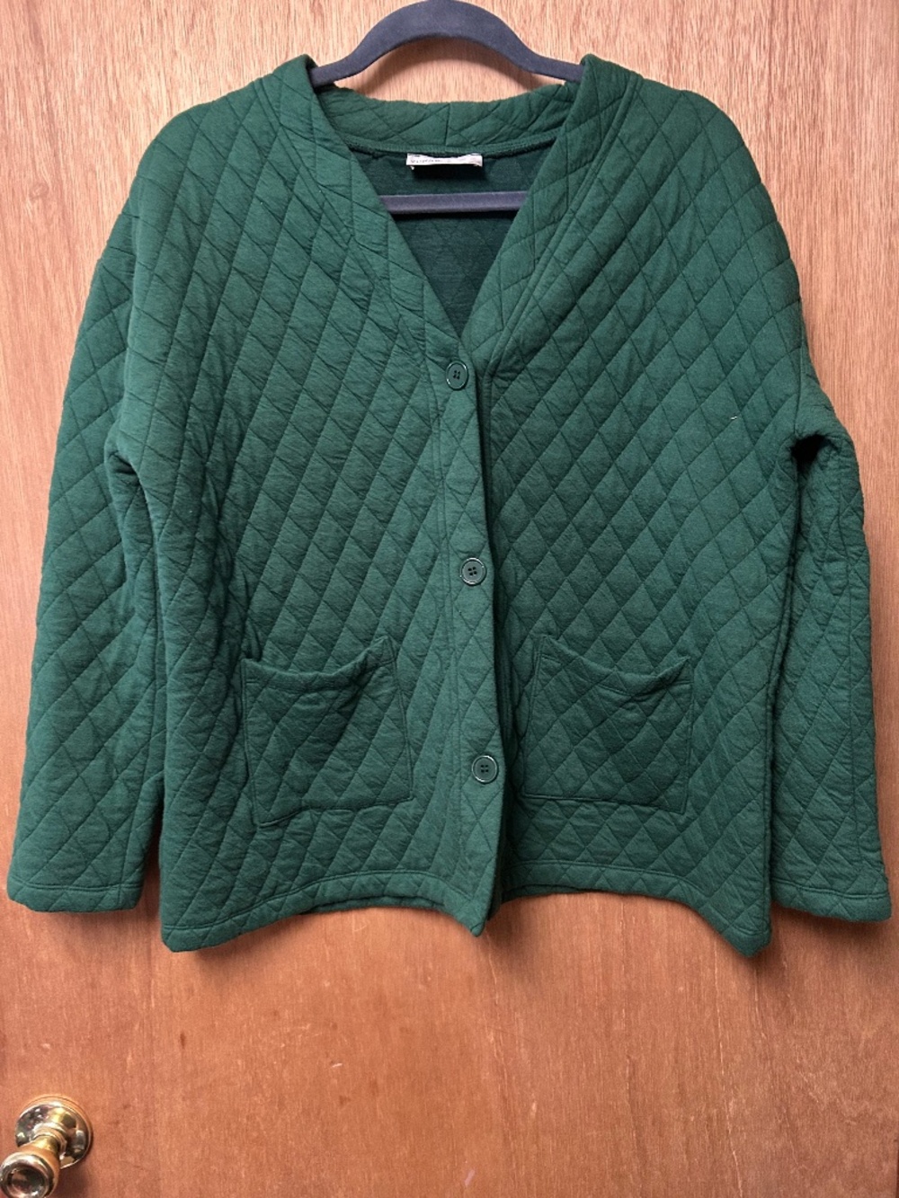 Zenana Quilted Button Up Long Sleeve Top and Pants Lounge Set